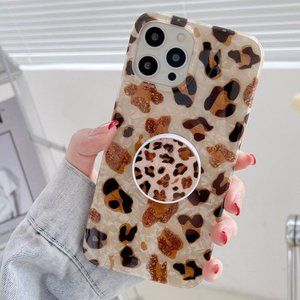 iPhone 12 Pro Max 12 11 Case Leopard With Holder